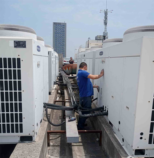 内乡中央空调制热和不制冷系统维修方法